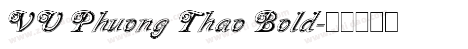 VU Phuong Thao Bold字体转换
